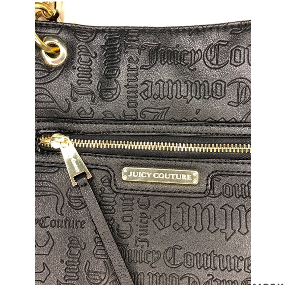 Juicy Couture black leather tote 🖤 - Picture 3 of 5
